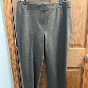 Women’s Quince gray ponte dress pants, size large, like new